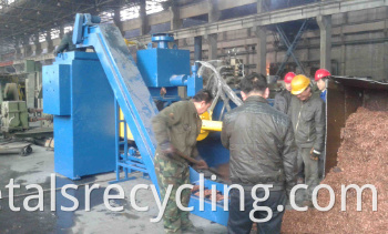 Y83W-500 Automatic Steel Metal Chips Block Briquette Making Machine (CE)